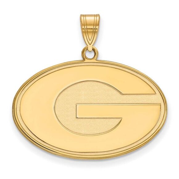 10k Yellow Gold U. of Georgia Large 'G' Pendant